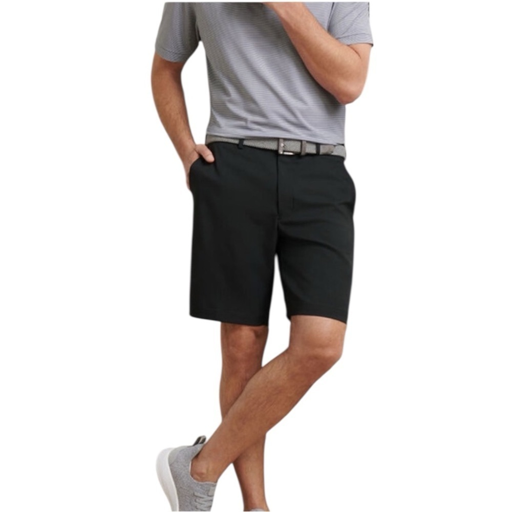 Peter Millar Crown Sport Salem Performance Black Short Men's Size 40